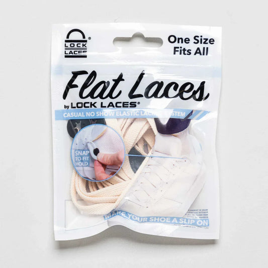 Lock Laces Flat Laces beige