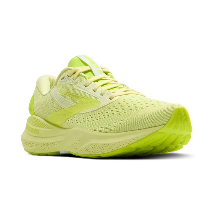 Brooks Men's Adrenaline GTS 24 Running Shoes in neon green color