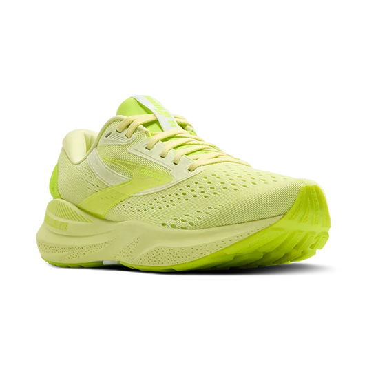 Brooks Men's Adrenaline GTS 24 Running Shoes in neon green color