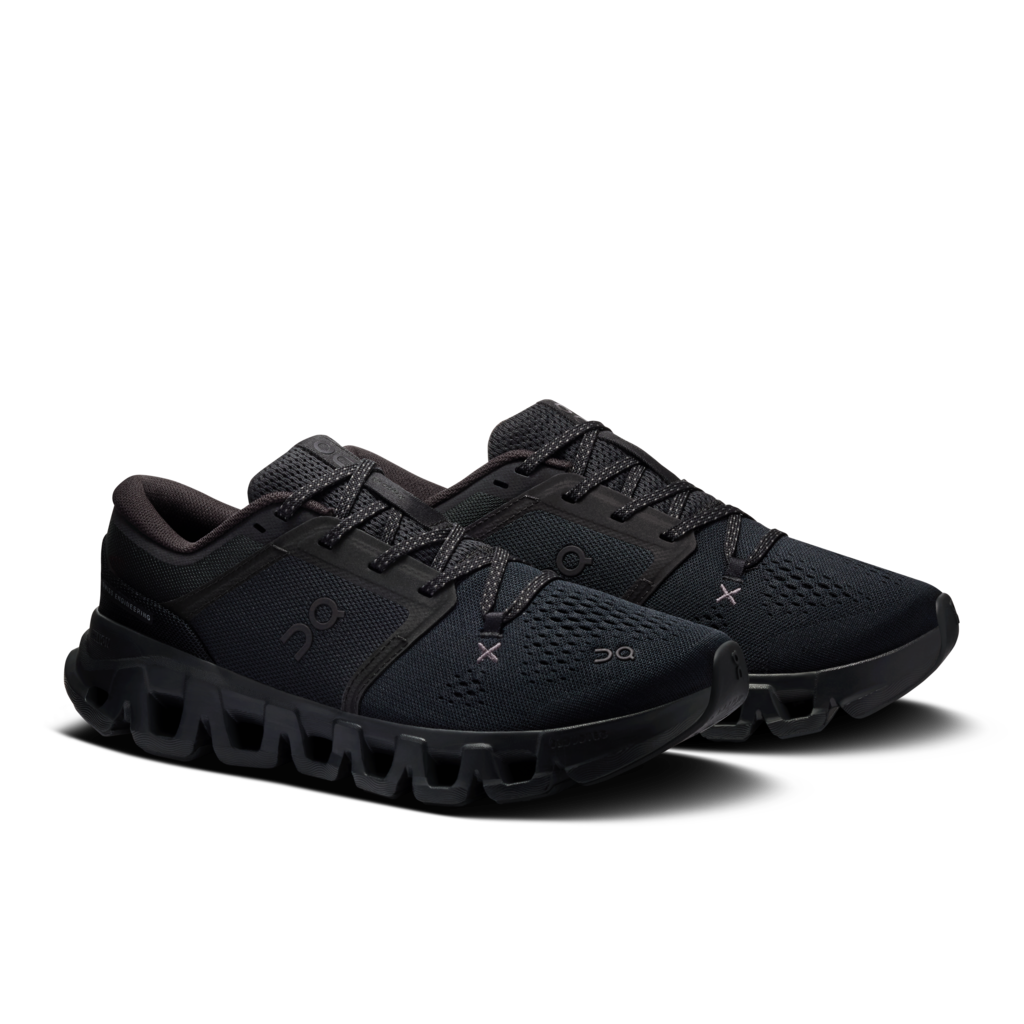 All black pair of shoes