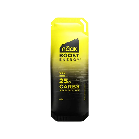Naak Boost Energy Gel with 25 grams of carbohydrates and Electrolytes
